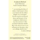 Saint John de Brebeuf Prayer Card (50 pack) - - PC-262 Saint John de Brebeuf Prayer Card (50 pack) - - PC-262