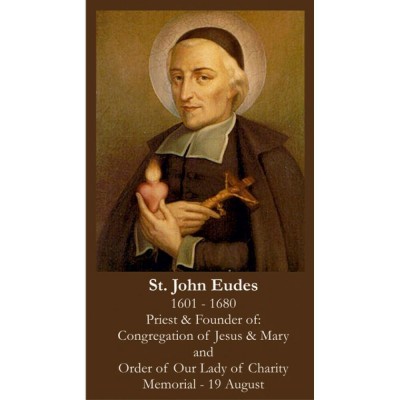Saint John Eudes Prayer Card (50 pack) -  - PC-575