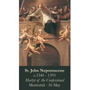 Saint John Nepomucene Prayer Card (50 pack)