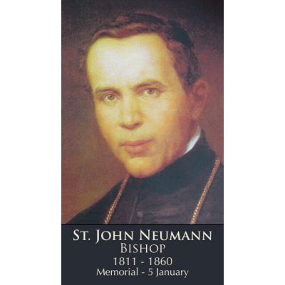 Saint John Neumann Prayer Card (50 pack) -  - PC-44
