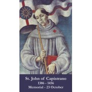 50pk Saint John of Capistrano Bulk Prayer-Cards (50 pack) 50pk Saint John of Capistrano Bulk Prayer-Cards (50 pack)