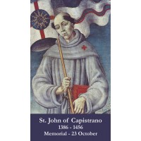 50pk Saint John of Capistrano Bulk Prayer-Cards (50 pack) 50pk Saint John of Capistrano Bulk Prayer-Cards (50 pack)