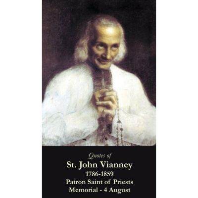 Saint John Vianney Prayer Card (50 pack) -  - PC-42