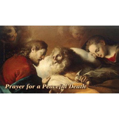 Saint Joseph Prayer for a Peaceful Death Holy Card (50 pack) -  - PC-439