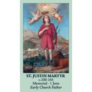 50pk Saint Justin Martyr Bulk Prayer-Cards (50 pack)