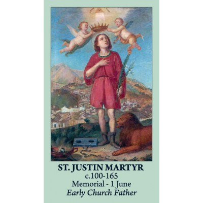Saint Justin Martyr Prayer Card (50 pack) -  - PC-60