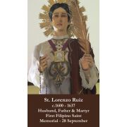 Saint Lorenzo Ruiz Prayer Card (50 pack)
