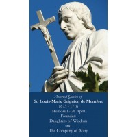 50pk Saint Louis Marie de Montfort Bulk Prayer-Cards (50 pack)