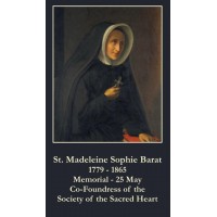 50pk Saint Madeleine Sophie Barat Bulk Prayer-Cards (50 pack)
