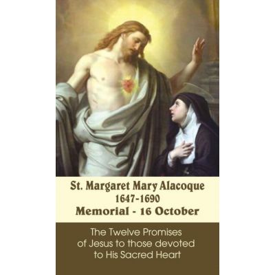 Saint Margaret Mary Alacoque Prayer Card (50 pack) -  - PC-99