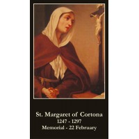 50pk Saint Margaret of Cortona Bulk Prayer-Cards (50 pack) 50pk Saint Margaret of Cortona Bulk Prayer-Cards (50 pack)