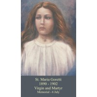 50pk Saint Maria Goretti Bulk Prayer-Cards (50 pack)