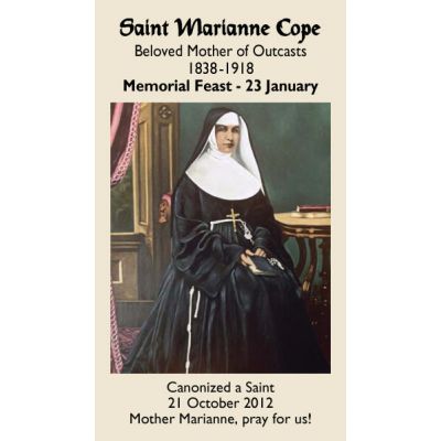 Saint Marianne Cope Prayer Card (50 pack) -  - PC-94