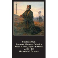 50pk Saint Maron Bulk Prayer-Cards (50 pack)