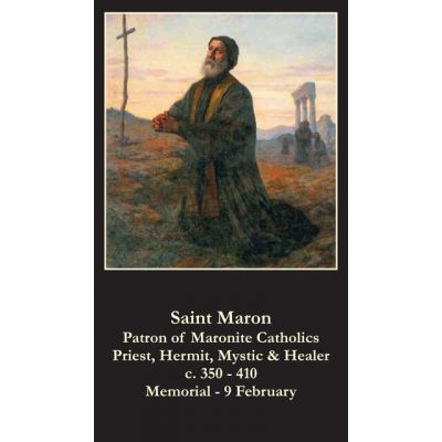 Saint Maron Prayer Card (50 pack) -  - PC-219