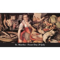 50pk Saint Martha Bulk Prayer-Cards (50 pack) 50pk Saint Martha Bulk Prayer-Cards (50 pack)