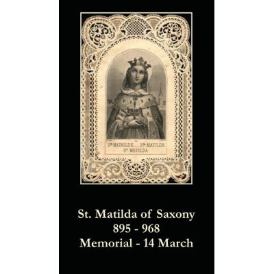 Saint Matilda Prayer Card (50 pack) -  - PC-235