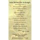 Saint Michael Prayer Holy Card (50 pack) -  - PC-80