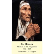50pk Saint Monica Bulk Prayer-Cards (50 pack)