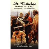 50pk Saint Nicholas Bulk Prayer-Cards (50 pack)