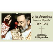 Saint Padre Pio Prayer Card (50 pack)