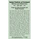 Saint Patrick Prayer Card (50 pack) -  - PC-49