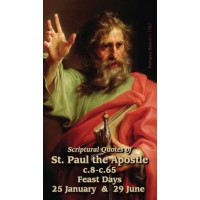 50pk Saint Paul Bulk Prayer-Cards (50 pack)