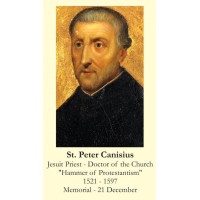 50pk Saint Peter Canisius Bulk Prayer-Cards (50 pack)