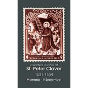 Saint Peter Claver Prayer Card (50 pack)