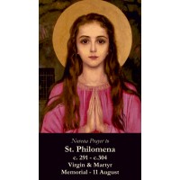 50pk Saint Philomena Bulk Prayer-Cards (50 pack)