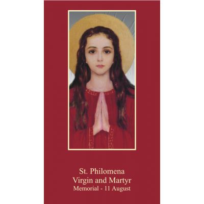 Saint Philomena Prayer Card (50 pack) -  - PC-151