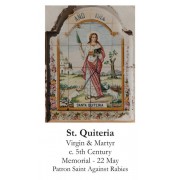 50pk Saint Quiteria Bulk Prayer-Cards (50 pack)