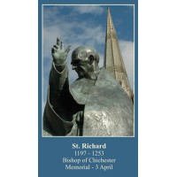50pk Saint Richard Bulk Prayer-Cards (50 pack)