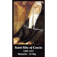 50pk Saint Rita Bulk Prayer-Cards (50 pack)