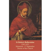 50pk Saint Robert Bellarmine Bulk Prayer-Cards (50 pack)