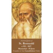 Saint Romuald Prayer Card (50 pack)