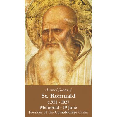 Saint Romuald Prayer Card (50 pack) -  - PC-472