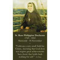 50pk Saint Rose Philippine Duchesne Bulk Prayer-Cards (50 pack) 50pk Saint Rose Philippine Duchesne Bulk Prayer-Cards (50 pack)