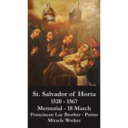Saint Salvador of Horta Prayer Card (50 pack)