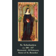 Saint Scholastica Prayer Card (50 pack)