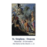 50pk Saint Stephen Bulk Prayer-Cards (50 pack)