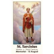 Saint Tarcisius Prayer Card (50 pack)