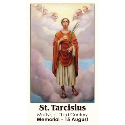 Saint Tarcisius Prayer Card (50 pack) -  - PC-129