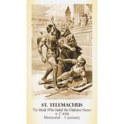 Saint Telemachus Prayer Card (50 pack)