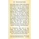 Saint Telemachus Prayer Card (50 pack) -  - PC-530