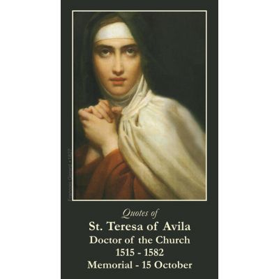 Saint Teresa of Avila Prayer Card (50 pack) -  - PC-66