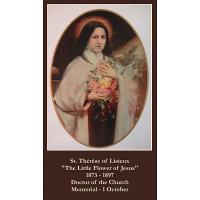Saint Therese Novena Prayer Card (50 pack) -  - PC-211