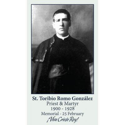 Saint Toribio Romo Gonzalez Prayer Card (50 pack) -  - PC-497