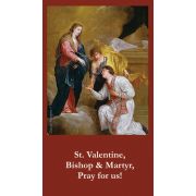 Saint Valentine's Day Exchange Prayer Card (50 pack)