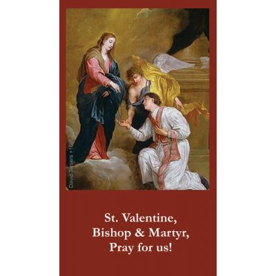 Saint Valentine s Day Exchange Prayer Card (50 pack) -  - PC-343